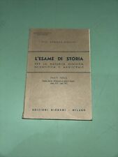 Esame storia parte usato  Torella Del Sannio