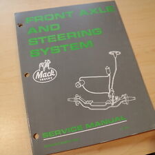 Usato, Mack Carrelli 1998 Asse Anteriore Sterzo Sistema Riparazione Shop Service Manual usato  Spedire a Italy