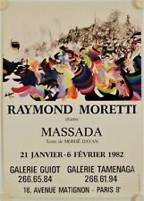 Affiche raymond moretti d'occasion  La Courtine