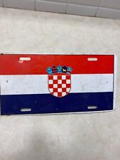Croatia flag metal for sale  Kansas City
