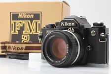 [Casi COMO NUEVA/en caja] Cámara fotográfica Nikon FM2 negra 35 mm SLR + AI 50 mm F1,4 de JAPÓN segunda mano  Embacar hacia Argentina