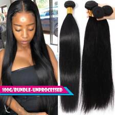 Striaght Brazilian Virgin Human Hair Extensions Weaving 1-4Bundles Weft US Stock for sale  Shipping to South Africa
