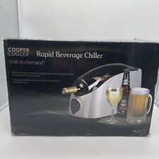 Cooper Cooler Rapid Beverage Chiller Wine Bottle Can Chiller Silver for sale  Shipping to South Africa