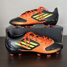 Chuteiras de futebol raras Adidas F50 F10 TRX FG laranja preto EUA 8,5 Reino Unido 8 comprar usado  Enviando para Brazil