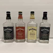 Usado, Botellas de whisky Jack Daniels Tennessee 750 ml con tapas negro fuego de miel segunda mano  Embacar hacia Argentina