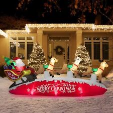 Funflatable santa sleigh for sale  USA