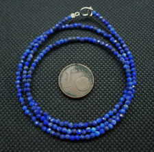 46cm LAPIS LAZULI Natural Stone Faceted Beads Necklace Faceted Beads Necklace Necklace for sale  Shipping to South Africa