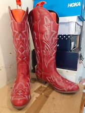 Womens red cowboy for sale  LEAMINGTON SPA