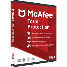 McAfee Total Protection 2024 | 1/3/5/10 dispositivos 1-3 años | nuevo | envío rápido segunda mano  Embacar hacia Mexico