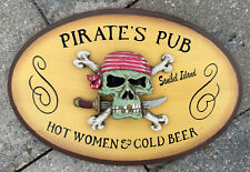 Decoração de arte de parede 3D Pirate's Pub - Mulheres quentes e placa de bar de cerveja fria - Sanibel Island comprar usado  Enviando para Brazil