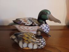 Wooden mallard ducks for sale  FROME