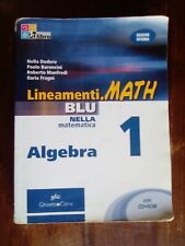 Lineamenti.math blu. algebra. usato  Milano
