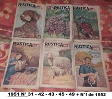 Rustica magazines 1951 d'occasion  Le Lude