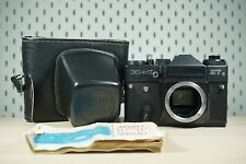 ZENIT ET M42 SLR camera body + case + manual | Black Vilejka #9241864, używany na sprzedaż  PL