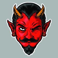 Diable rouge moustache d'occasion  Le Val