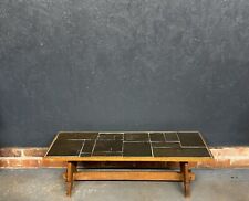 Vintage Coffee Table Welsh Slate Top, used for sale  Shipping to South Africa
