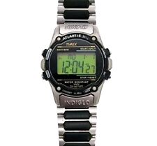 Vintage TIMEX Atlantis 100 Relógio Digital Indiglo Multifuncional BATERIA NOVA comprar usado  Enviando para Brazil