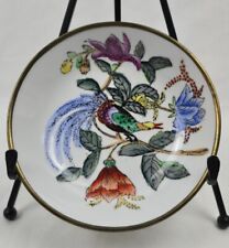 Prato de porcelana chinês vintage pintado à mão decoração de parede ou mesa com encosto de latão comprar usado  Enviando para Brazil