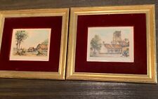 Pair framed art for sale  Quincy