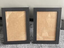 2 Black Wooden Picture Frames To Fit Pic Sizes 8.7” X 5.5” Frames 10.5 X 7.5” for sale  Shipping to South Africa