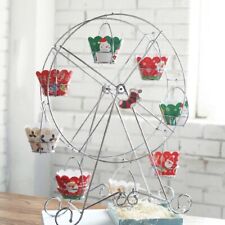 FERRIS WHEEL CUPCAKE Stand HOLDER HOLDS 8 mini CUPCAKES (REFURBISHED) for sale  Shipping to South Africa