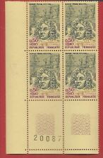 1973 bloc timbres d'occasion  France