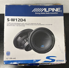 ALPINE S-W12D4 12" 12 POLEGADAS DUPLO 4 OHM BOBINAS DE VOZ SUBWOOFER DE ÁUDIO AUTOMOTIVO 1800W MAX comprar usado  Enviando para Brazil