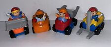 4 Fisher-Price Little People Construction Workers & Vehicles Trucks Lot for sale  Shipping to South Africa