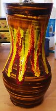 Vase coulures jaunes d'occasion  Gignac