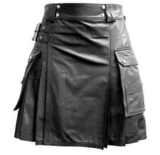 Leather pleated kilt for sale  HIGH PEAK