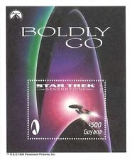 Guiana 1994 - Star Trek - Boldly Go - Folha de selo de lembrança - Scott #2906 - MNH comprar usado  Enviando para Brazil