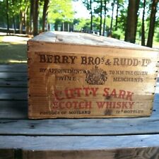 Uísque vintage CUTTY SARK SCOTCH WHISKY caixa de madeira Berry's Bros Buckingham NY comprar usado  Enviando para Brazil