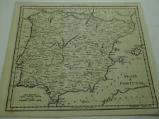 Vintage map spain for sale  Easton