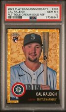 2022 Topps Chrome Platinum Gold Toile Refractor Cal Raleigh Rc 7/50 PSA 10 A536 for sale  Shipping to South Africa