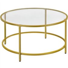 3 glass top metal tables for sale  USA