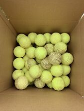 75 Count Used 9" Dimpled Balls Pitching Machine Batting Cage Baseballs for sale  Moxee