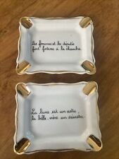 Cendriers satyriques porcelain d'occasion  Morsang-sur-Orge