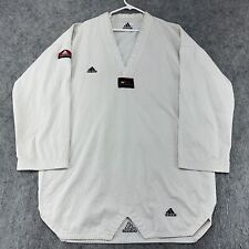 Adida Dobok  GI Mens Extra Large White WTF World Taekwondo Federation Uniform, used for sale  Shipping to South Africa