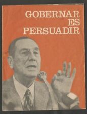 Folleto Discurso Juan Domingo Perón Gobernar Es Persuadir segunda mano  Argentina 