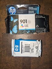 Cartucho de tinta tricolor genuino HP 901 caja abierta sellada de fábrica tinta VENCIDO DICIEMBRE 2017 segunda mano  Embacar hacia Argentina