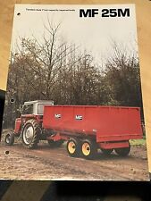 Massey Ferguson MF 25M trailer 590 575 tractor brochure for sale  Shipping to South Africa