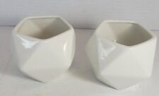 Geometric white ceramic for sale  Rockwall