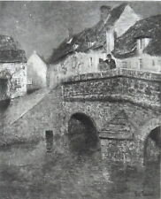 Vieux pont gravure d'occasion  Le Chesnay