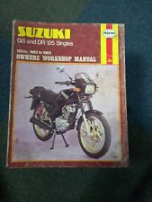 Haynes suzuki dr125 for sale  BILSTON