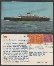 1962 Ship Postcard – Azores, Portugal – Italian Cruise Lines, Vulcania, Saturnia for sale  Shipping to South Africa