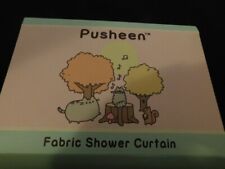 Cortina de chuveiro de tecido PUSHEEN da Pusheen Box Exclusive 2017 - 70" por 72" comprar usado  Enviando para Brazil