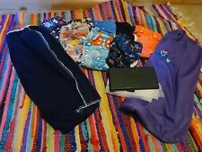 Cloth Diaper Mixed Lot, pail liners and wipe container Blueberry, Bum Genius + for sale  Shipping to South Africa