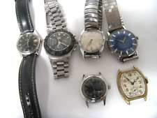 Lote de relógios masculinos vintage Tag Heuer Bulova Rado 6 peças funcionando e reparo comprar usado  Enviando para Brazil