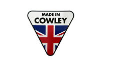 Cowley white sticker for sale  BEWDLEY