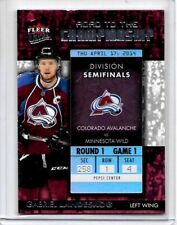 GABRIEL LANDESKOG 2014 FLEER ULTRA ROAD TO THE CHAMPIONSHIP RTCCA-GL AVALANCHE for sale  Shipping to South Africa